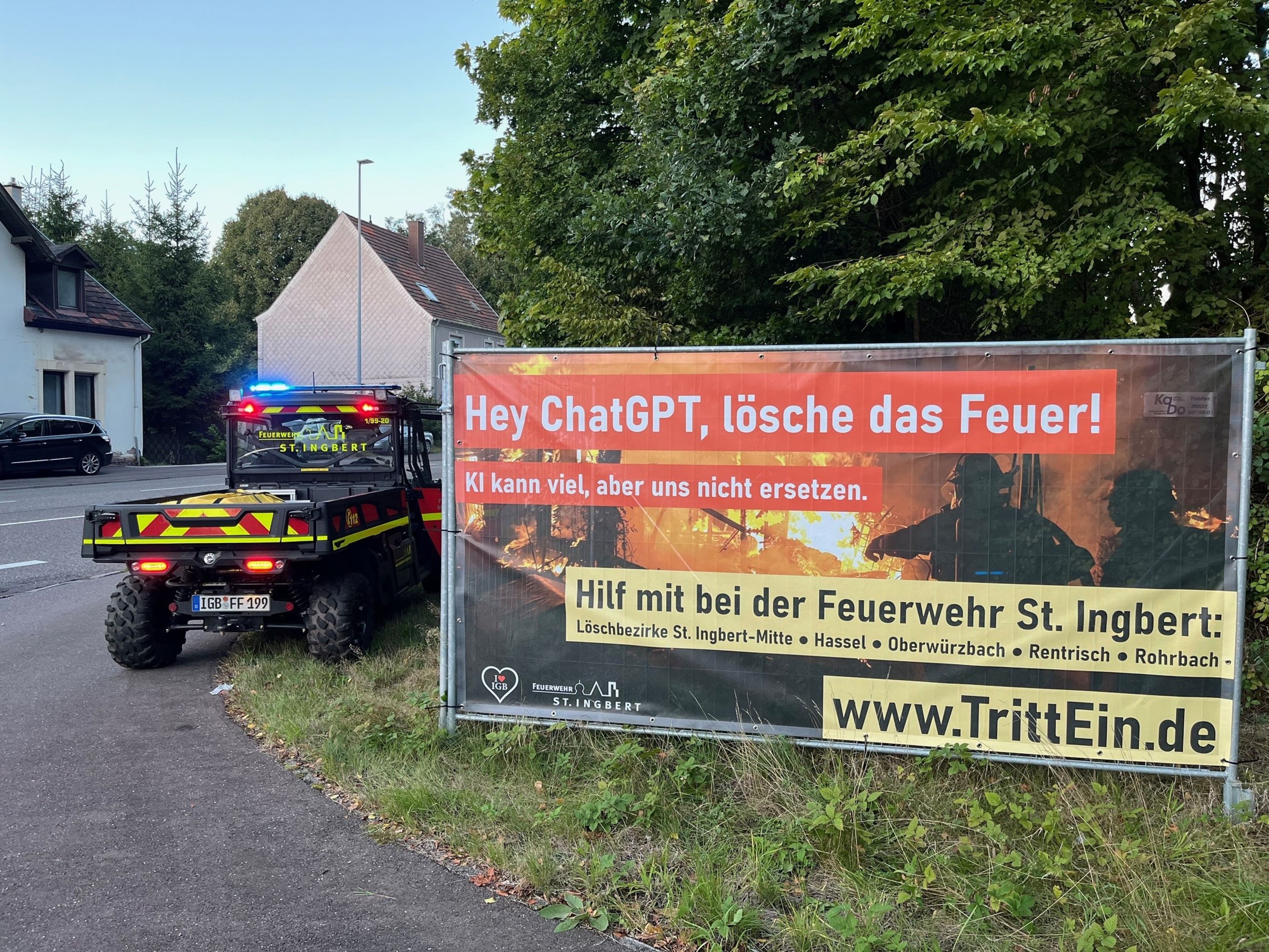 Hey ChatGPT, lösche das Feuer!