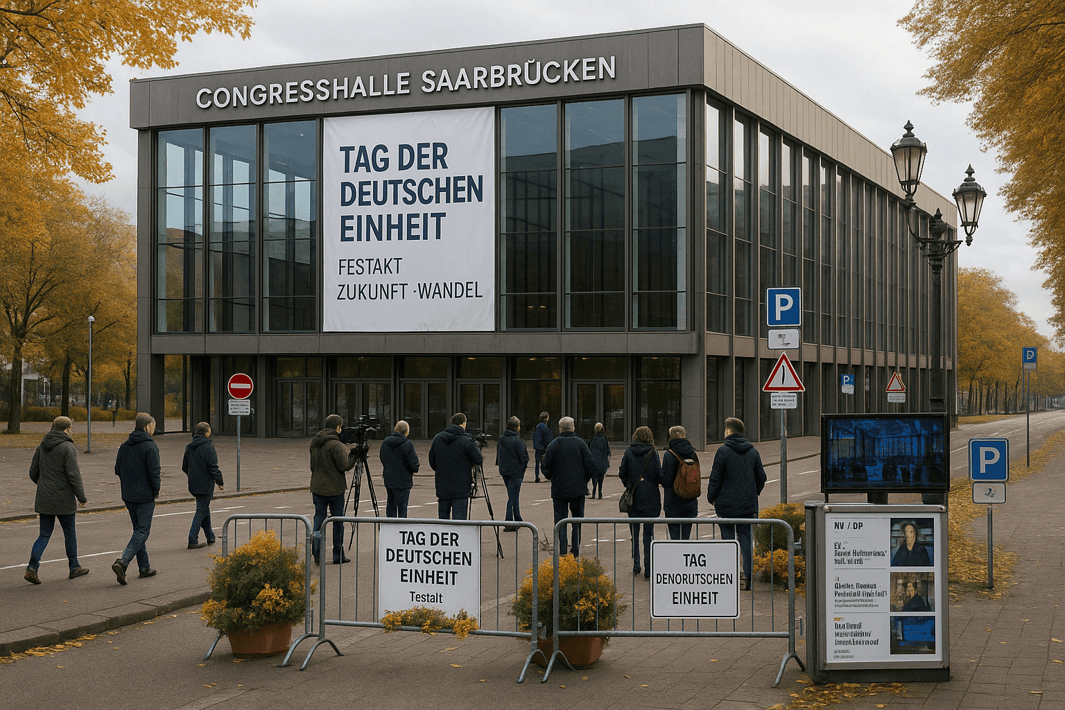 Tag der Deutschen Einheit: Festakt in Saarbrücken