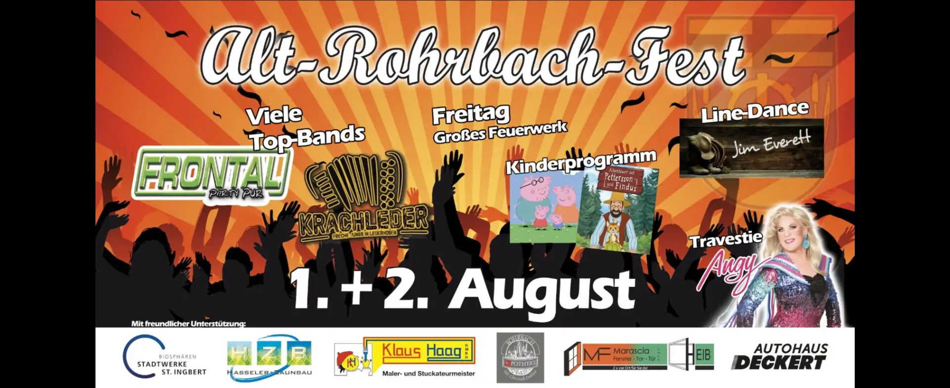 Alt-Rohrbachfest 2025: Drei Tage voller Highlights