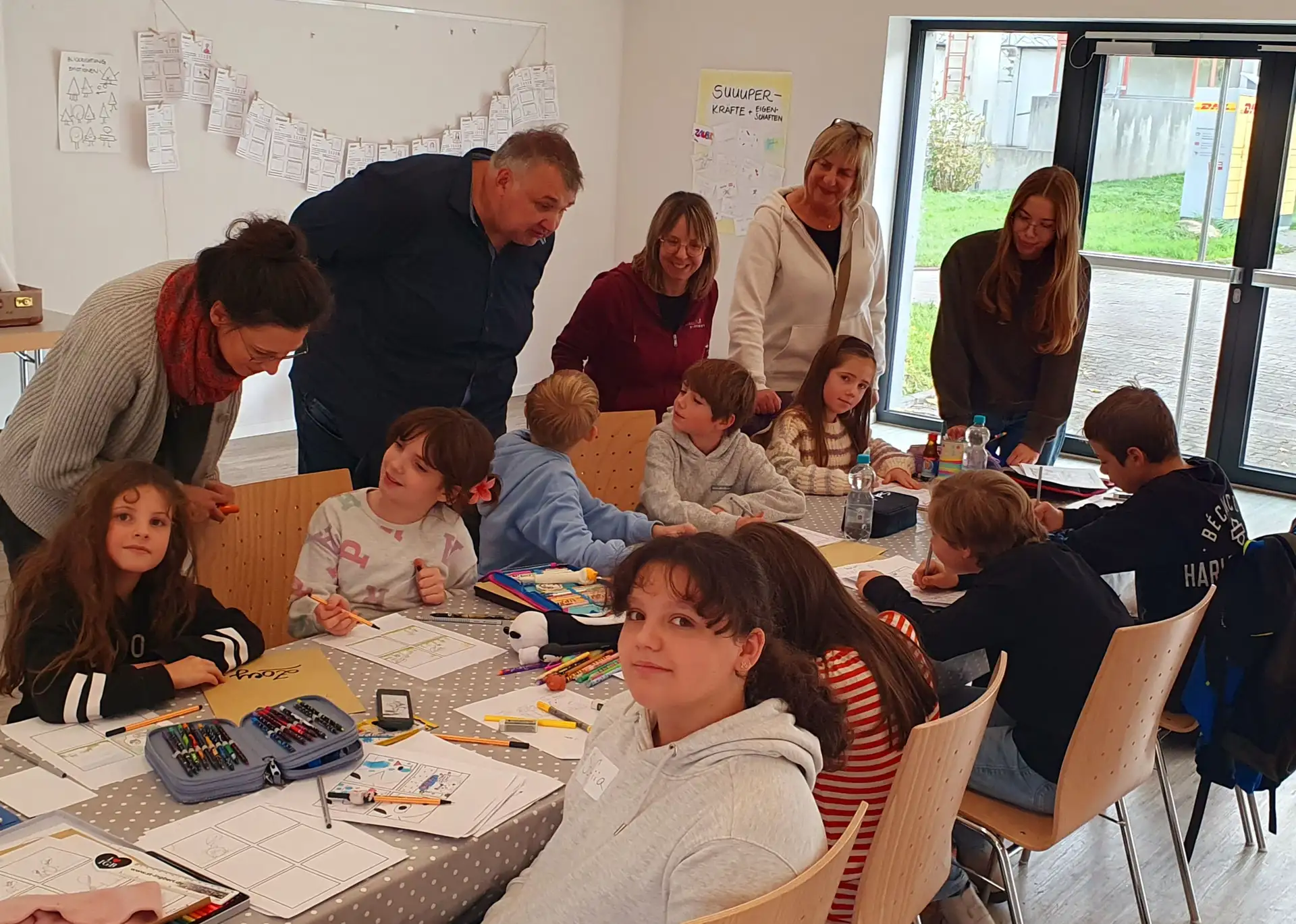 Comic-Workshop begeistert Kinder in Oberwürzbach