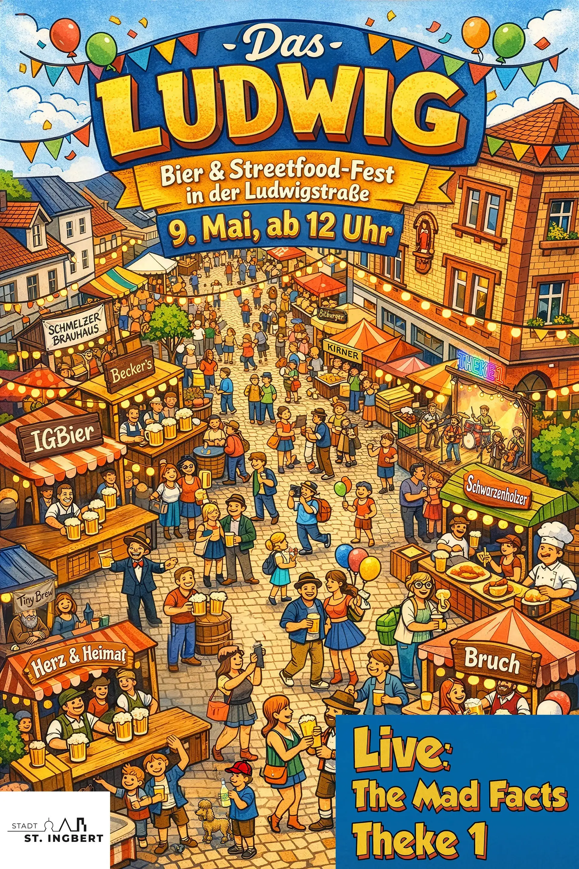 Premiere in St. Ingbert: Neues Bier- und Streetfood-Fest