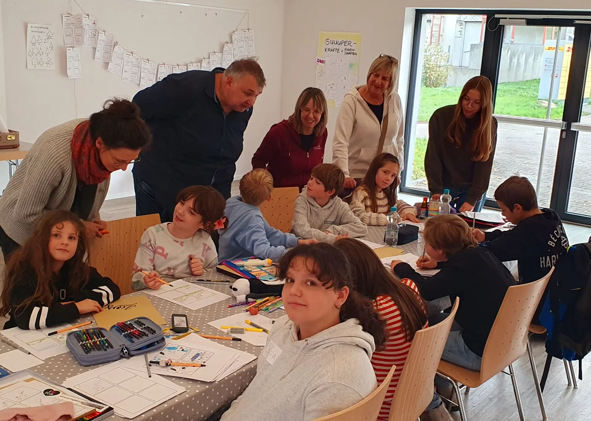 Comic-Workshop begeistert Kinder in Oberwürzbach